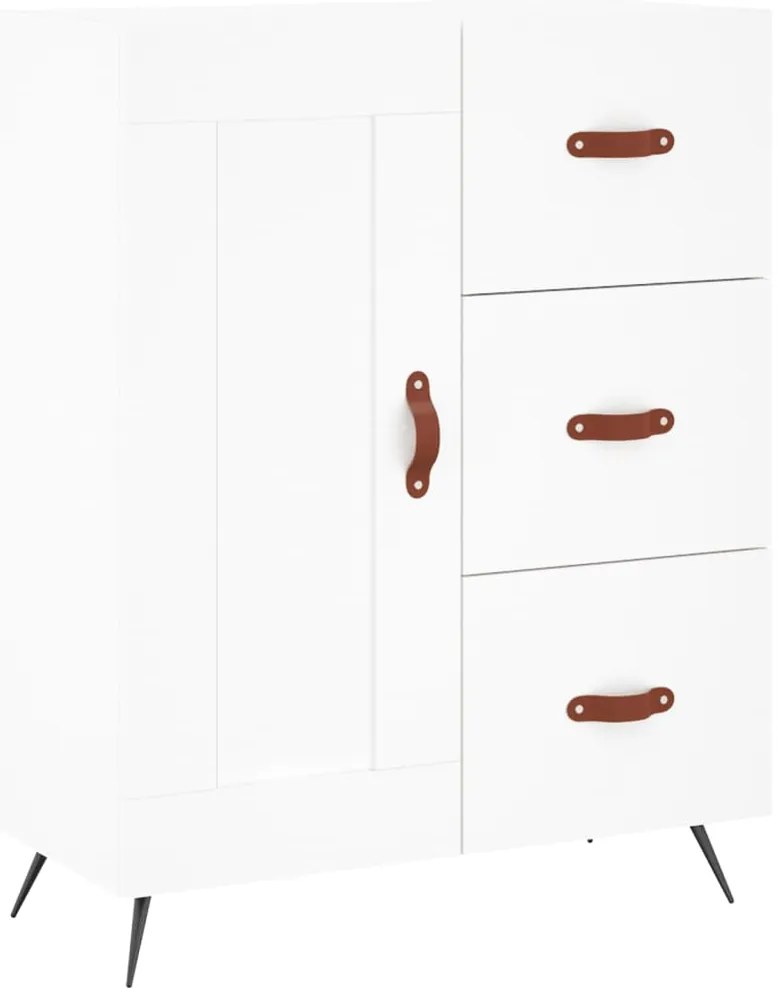 Armário alto 69,5x34x180 cm derivados de madeira branco