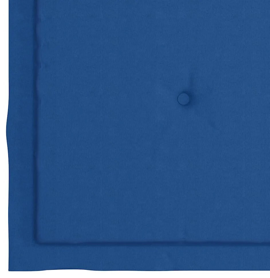 3 pcs conj. jantar dobrável exterior c/ almofadão teca maciça