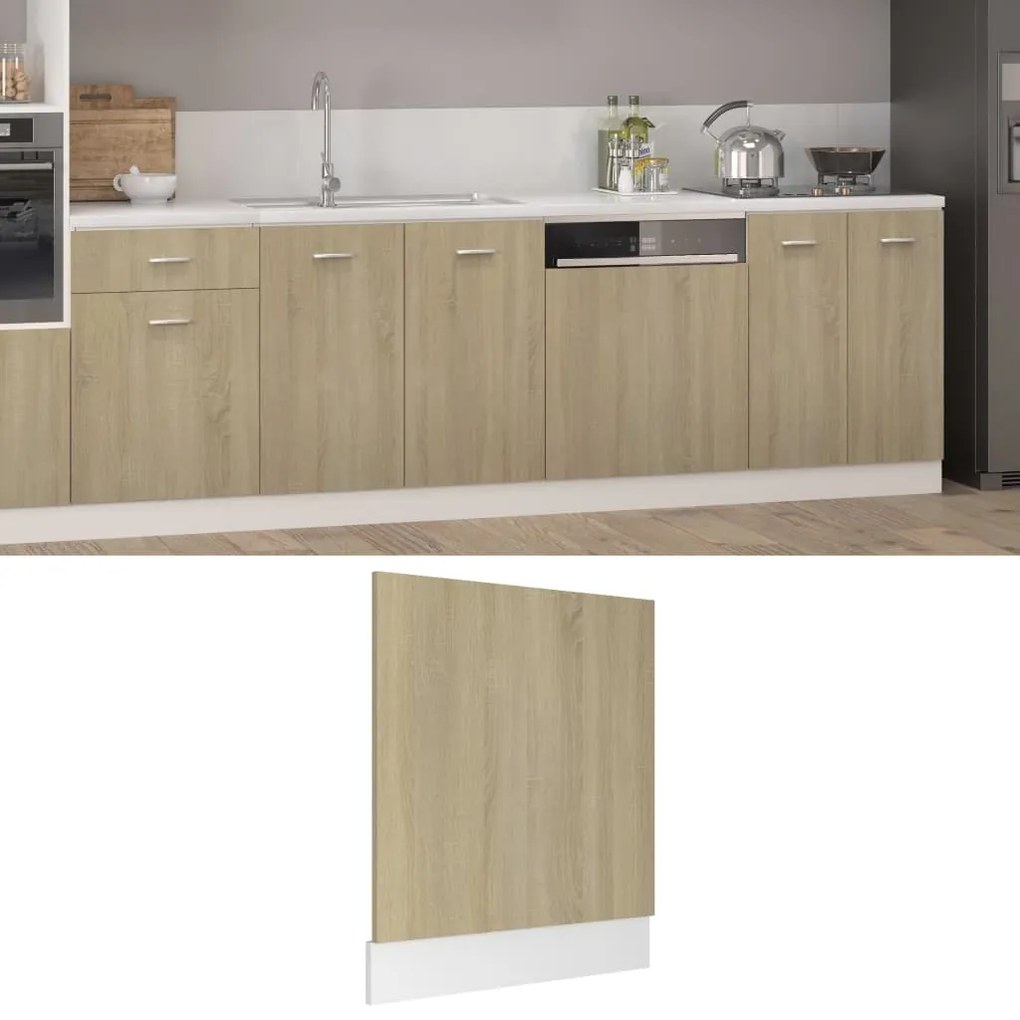 Painel máquina lavar louça “Lyon” 59,5x3x67 cm carvalho