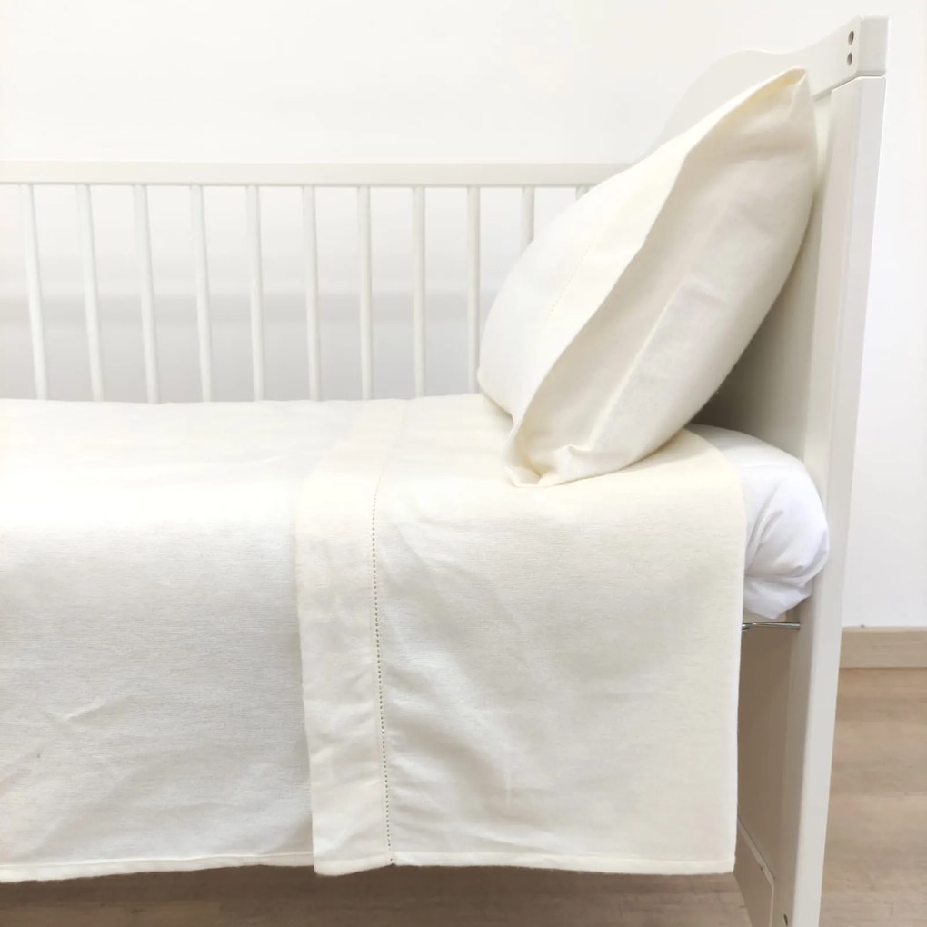 Jogo de Cama Bebé Flanela Pérola Ponto Aberto Colors