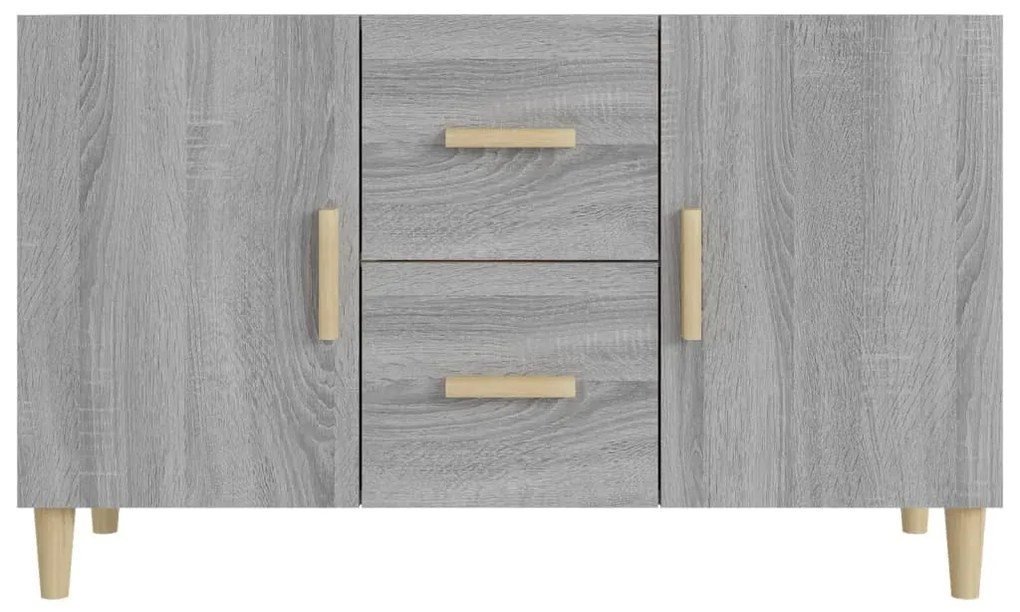 Aparador 100x36x60 cm derivados de madeira cinzento sonoma