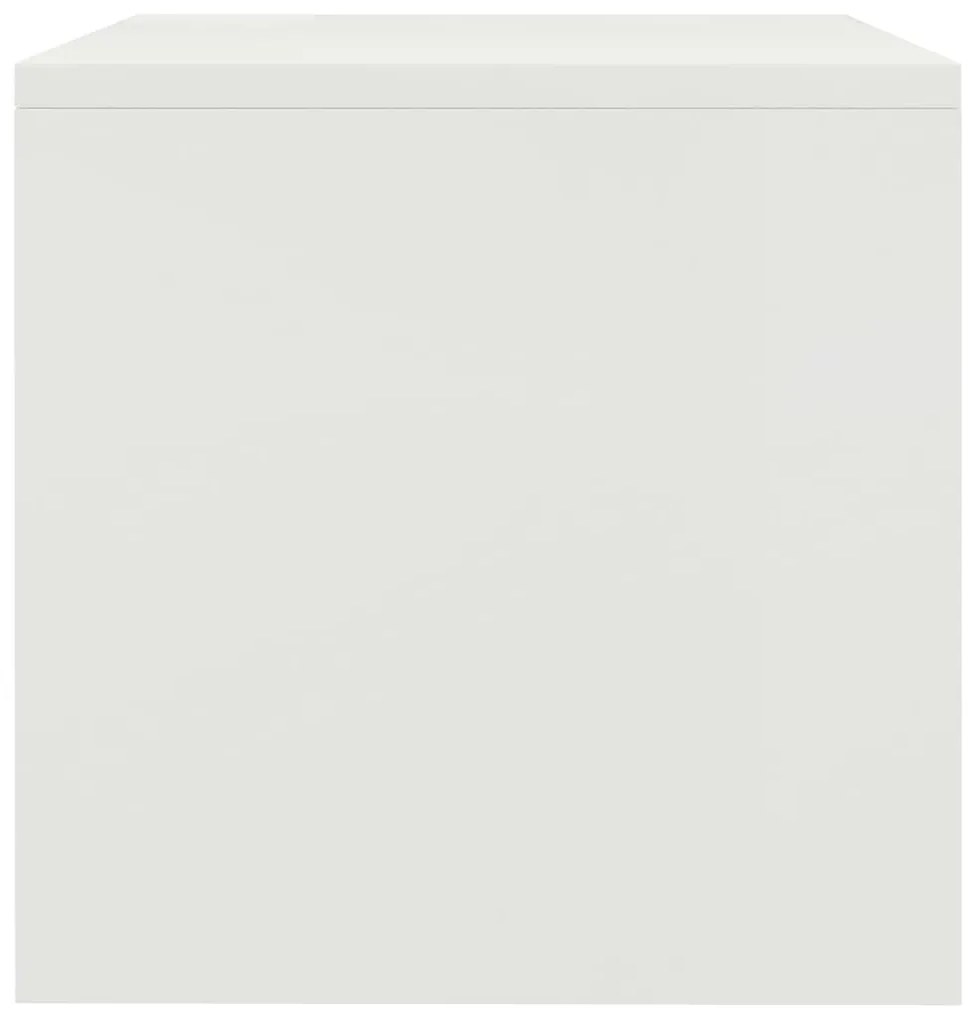 Mesa-de-cabeceira 40x30x30 cm aglomerado branco