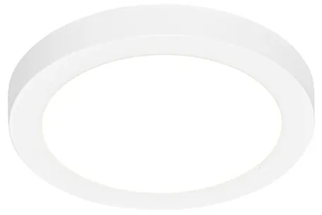 Spot embutido ou saliente branco 18 cm incl. LED 3 passos dim para aquecer - Trans Moderno