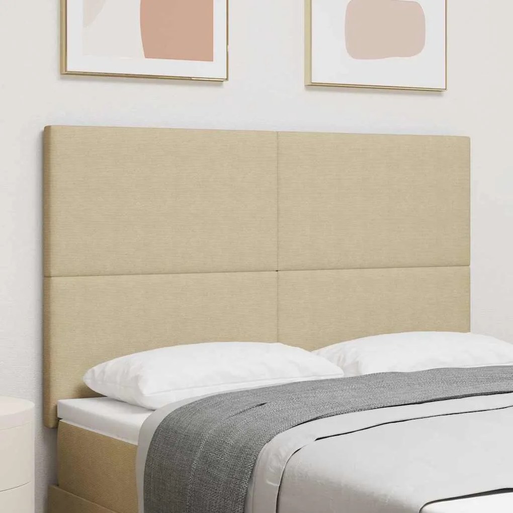 Luz de Cabeceira LED Verde Cinza 72 cm em Tecido de Corduroy