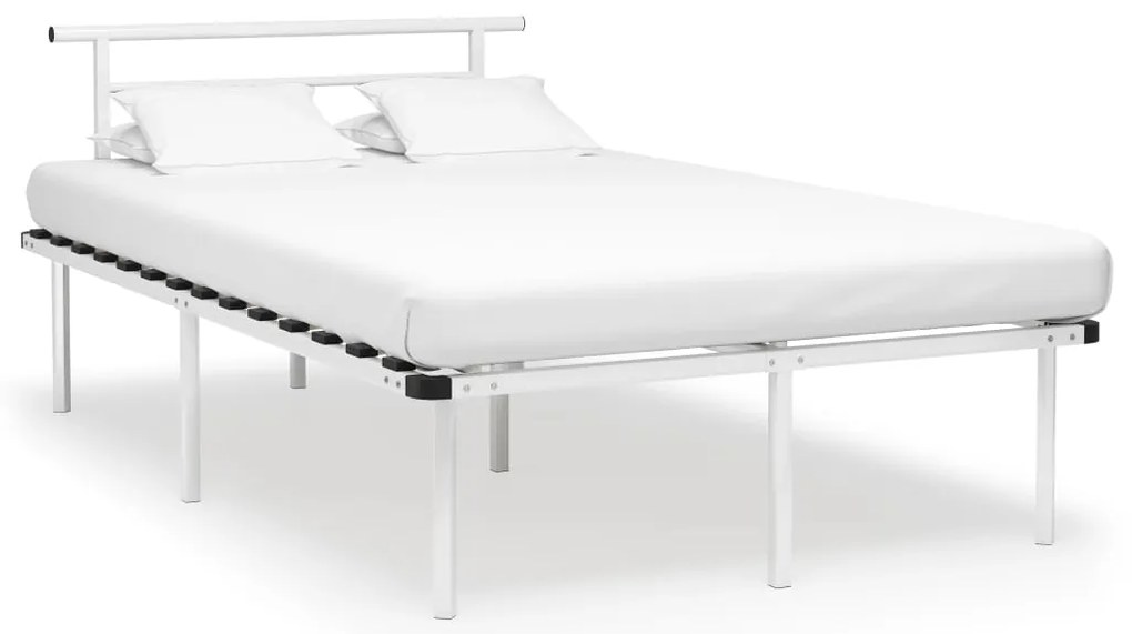 Estrutura de cama 120x200 cm metal branco