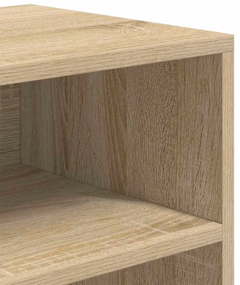 Estante cor carvalho 60x30x71,5 cm derivados de madeira