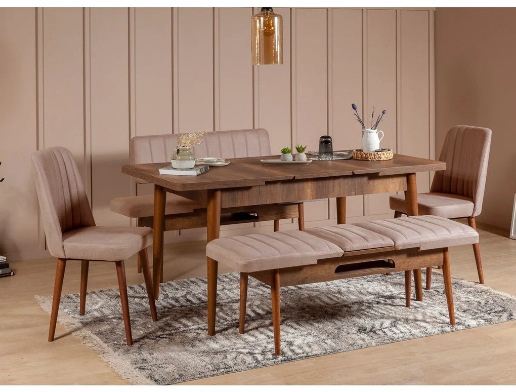 Cadeira Vina – Nogueira – 47x89x46 cm