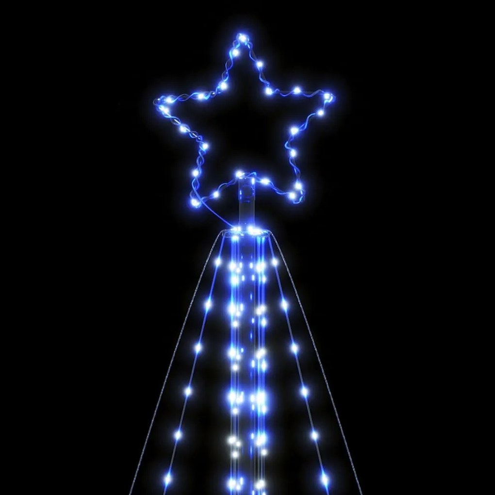 LED Árvore de Natal 615 LEDs Azul 404,5 cm