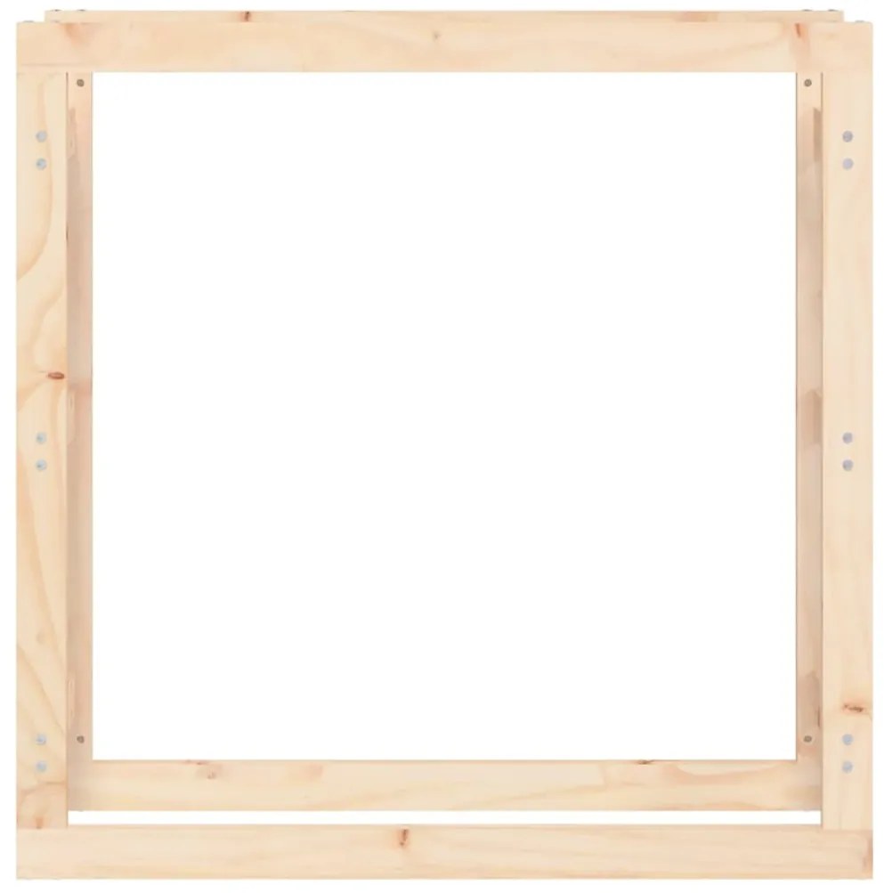 Suporte para lenha 100x25x100 cm pinho maciço