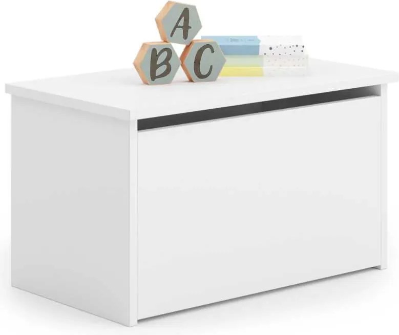 Baú para brinquedos branco Daria