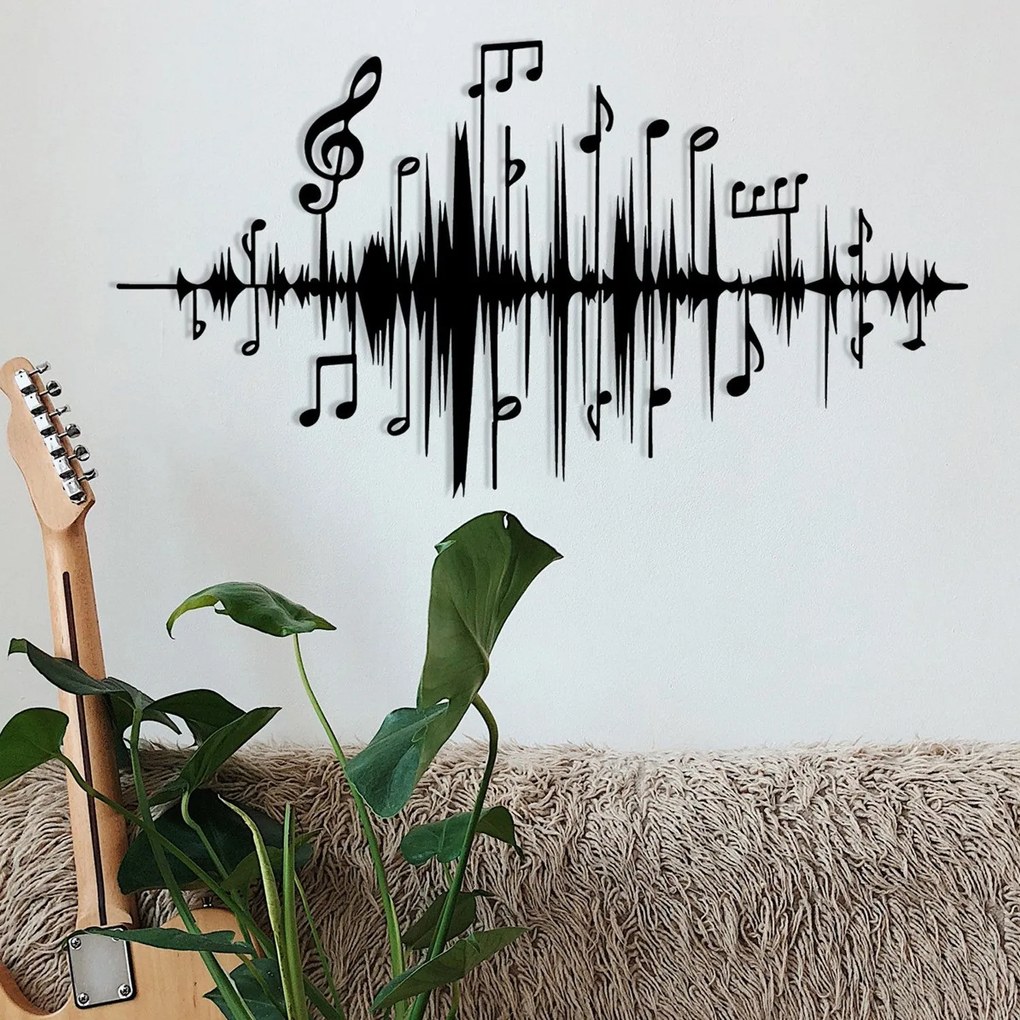 Acessório Decorativo de Parede Lal – Preto – 69 x 37 cm