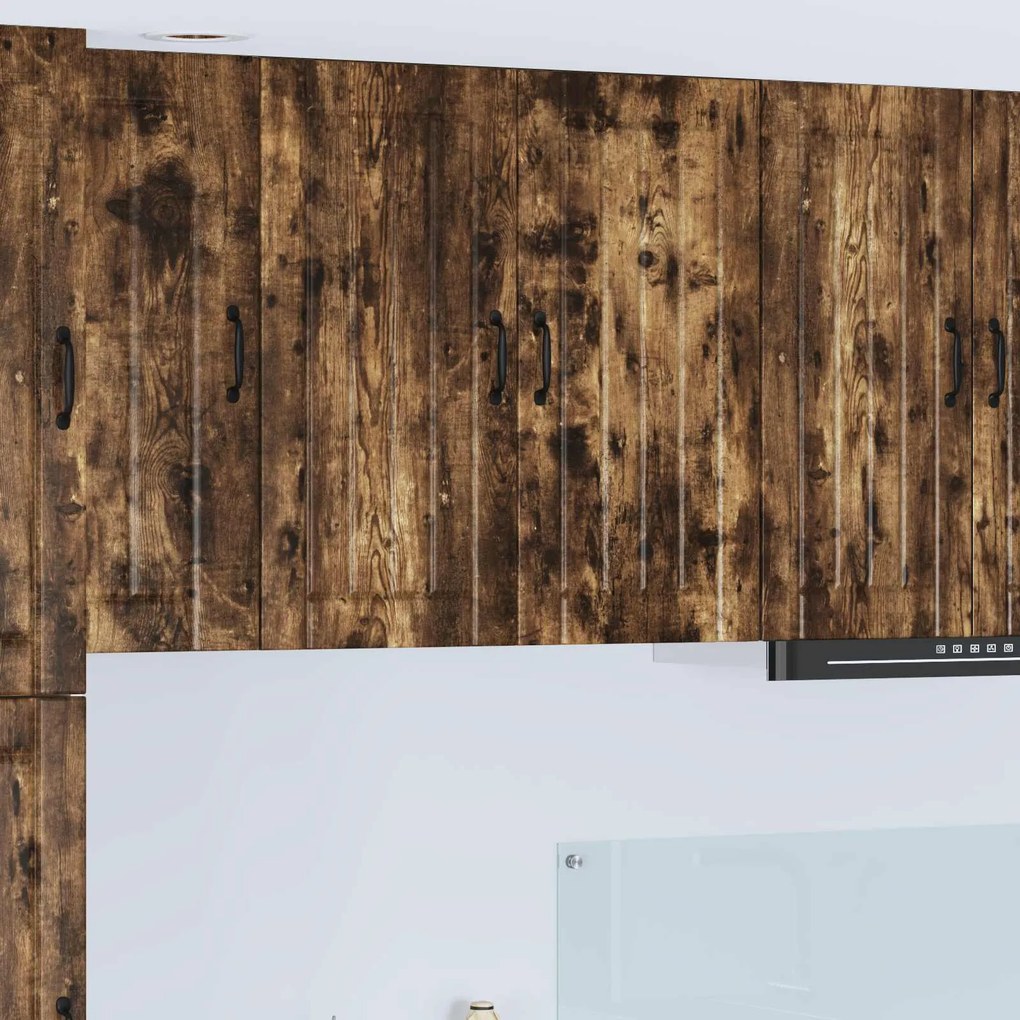 vidaXL Armário de Cozinha Carvalho Defumado 80 x 31 x 80 cm