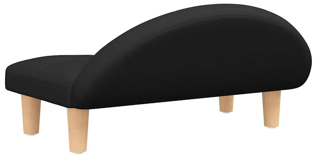 Cama para cães 70x52x30 cm tecido preto