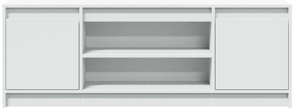 Móvel de TV com luzes LED derivados de madeira branco