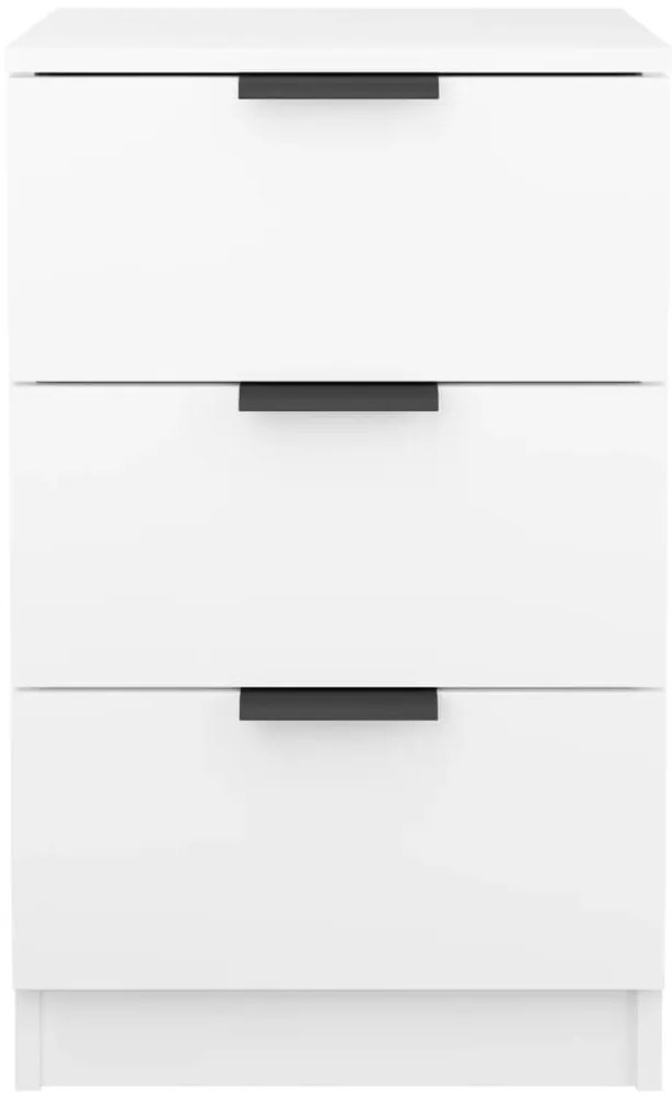 Mesas de cabeceira 2 pcs 40x36x65 cm branco