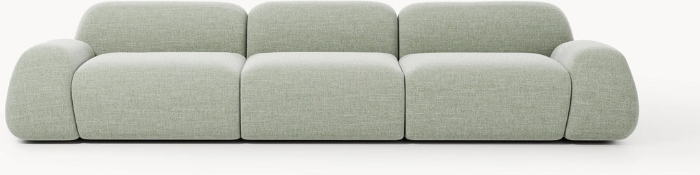 Sofá modular em bouclé Wolke (4 lugares)