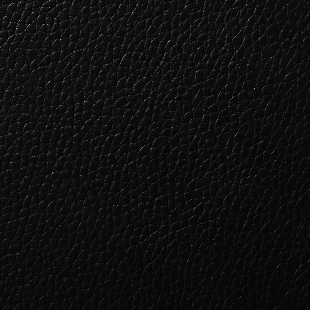 Cadeiras de jantar 6 pcs couro artificial preto