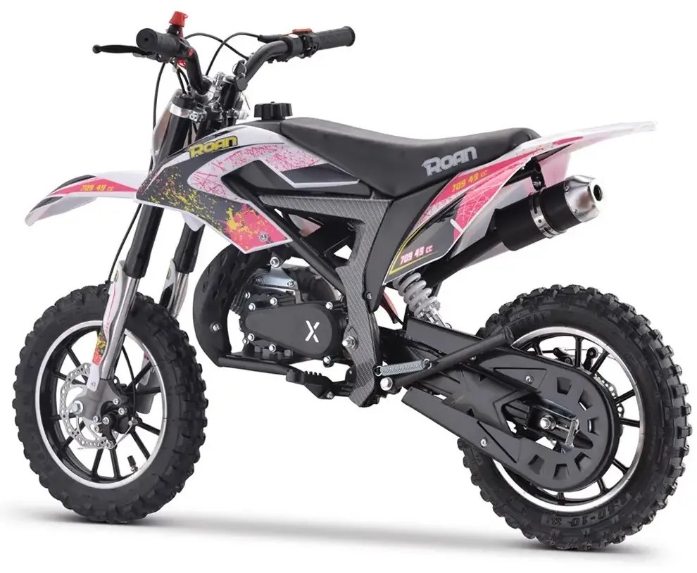 MINI MOTO PARA CRIANÇAS MINICROSS 709 GASOLINA 49CC 4.5CV ROSA