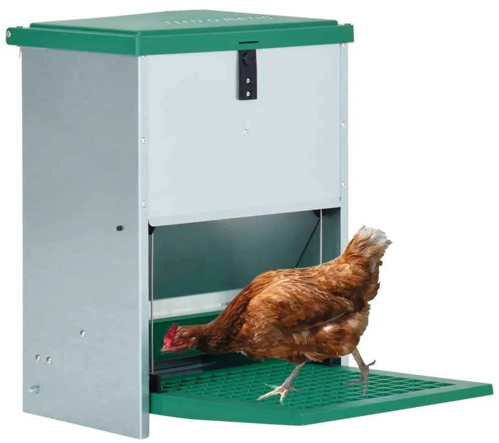 Alimentador de capoeira automático com pedal 12 kg