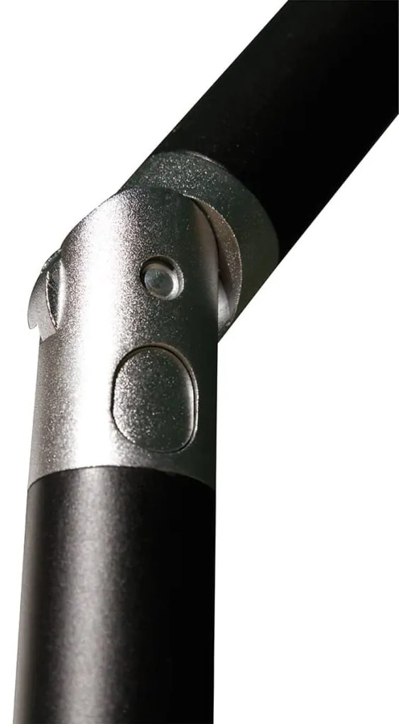 Guarda-sol de jardim Flores Luxe 300 cm redondo cru