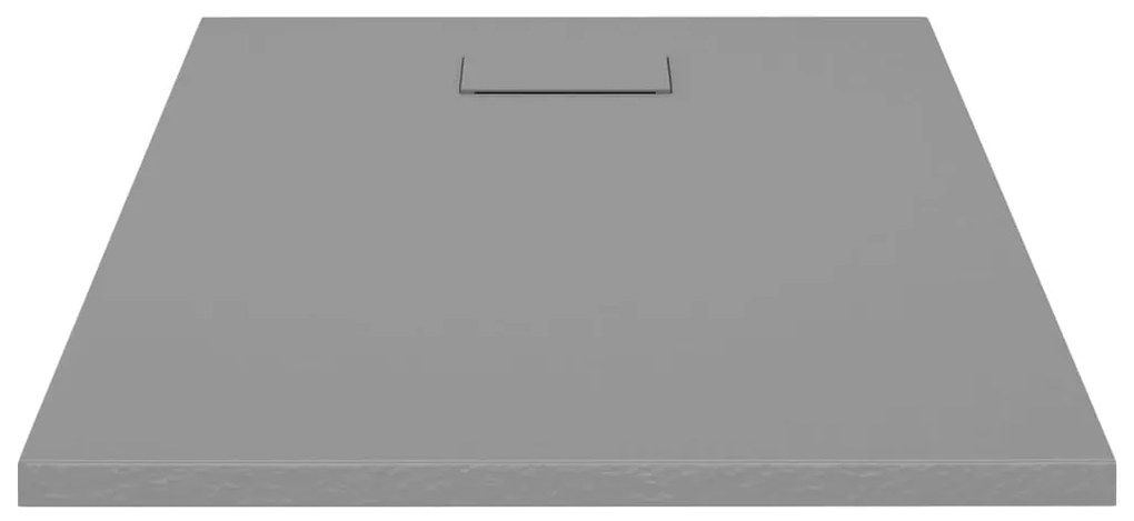 Base de chuveiro SMC 100x70 cm cinzento