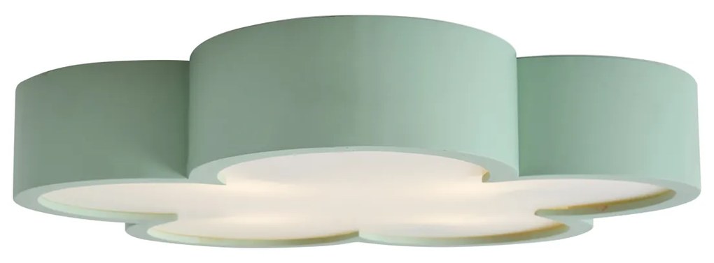 Plafon para crianças verde com branco - Lucille Para crianças