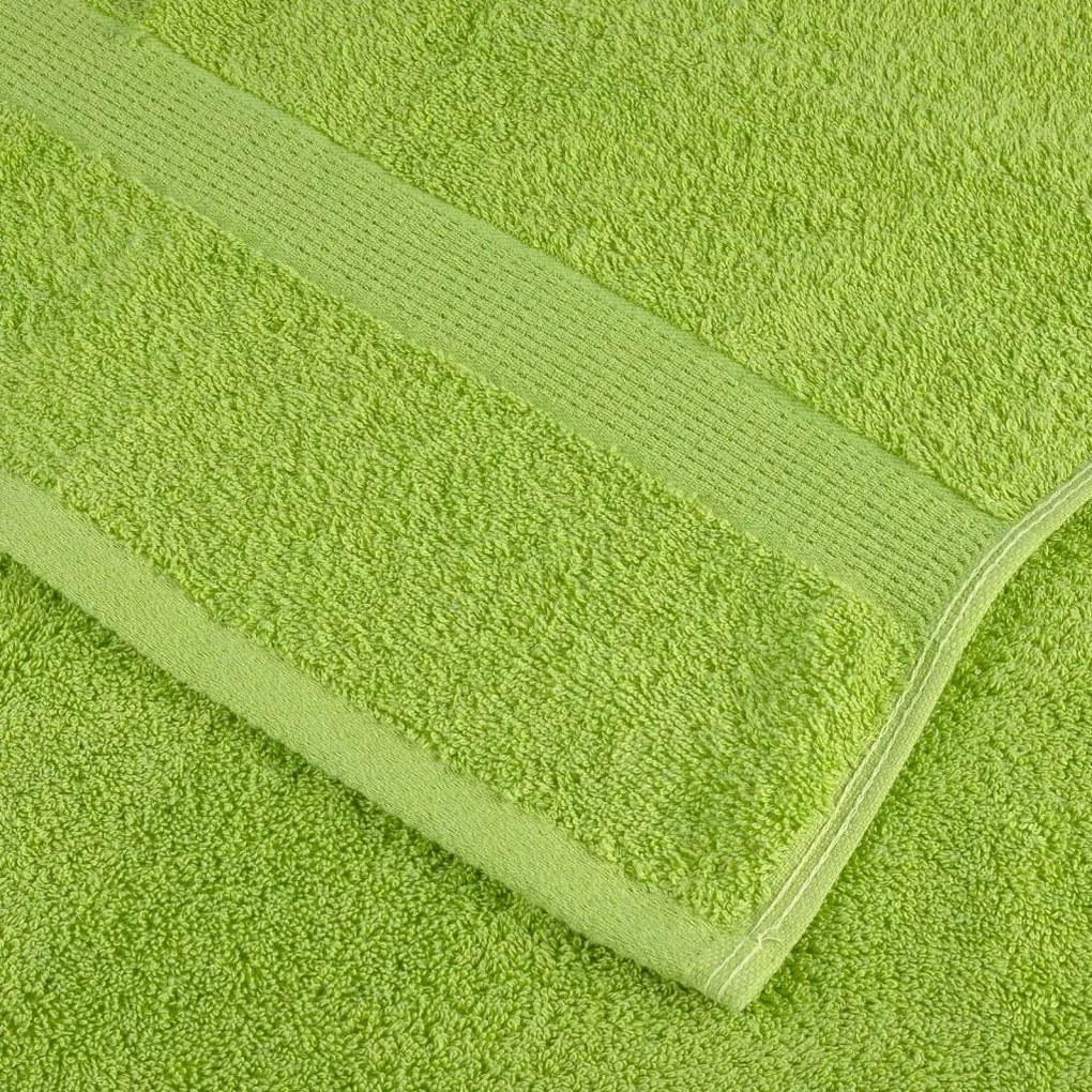 Toalhas premium SOLUND 10 pcs 100x200 cm 600 gsm verde maça