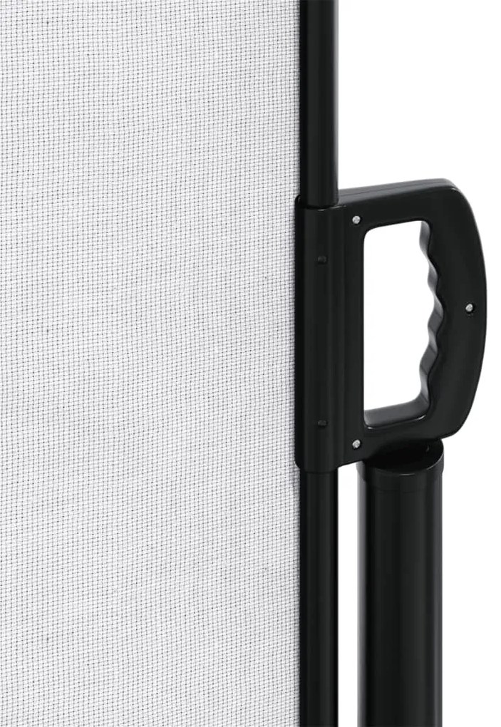 Toldo lateral retrátil 160x1200 cm branco