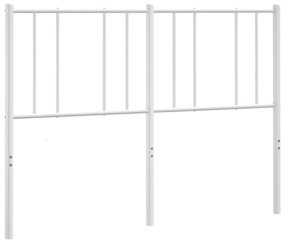 Cabeceira de cama 160 cm metal branco