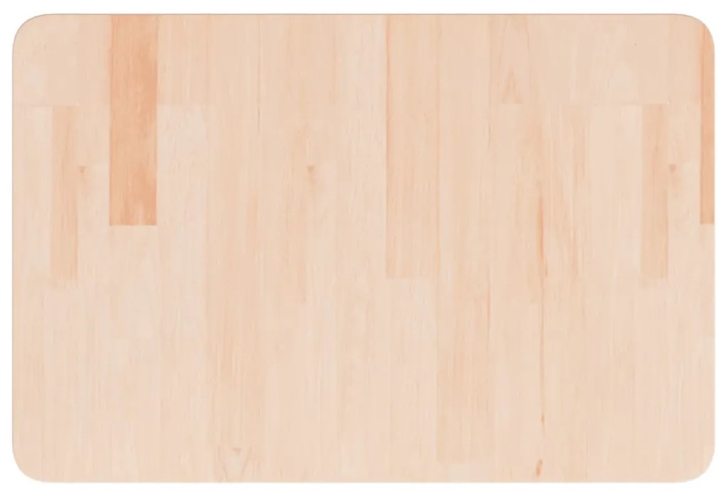 Bancada p/ casa de banho 60x40x1,5 madeira maciça não tratada