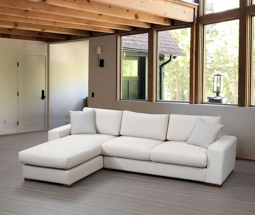 Sofá de Canto Loop – Branco – 270 x 194 cm