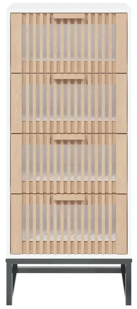 Aparador alto 40x30x95 derivados de madeira branco