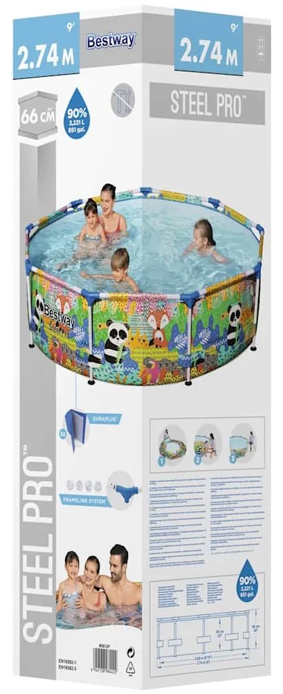 Piscina Steel Pro MAX 274x66 cm