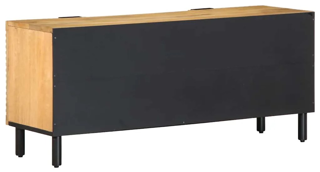 Móvel de TV castanho 105x33x46 cm madeira de mangueira maciça