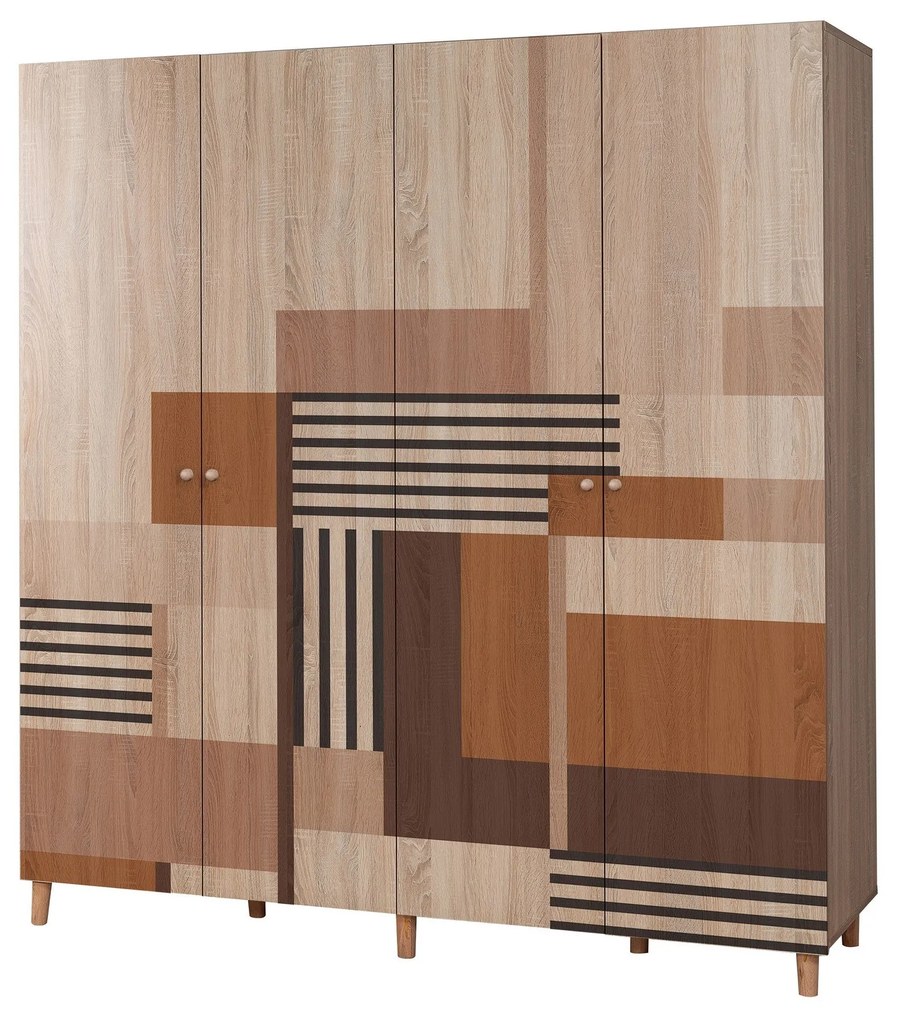 Roupeiro Loni – Sonomo – 180x192x52 cm
