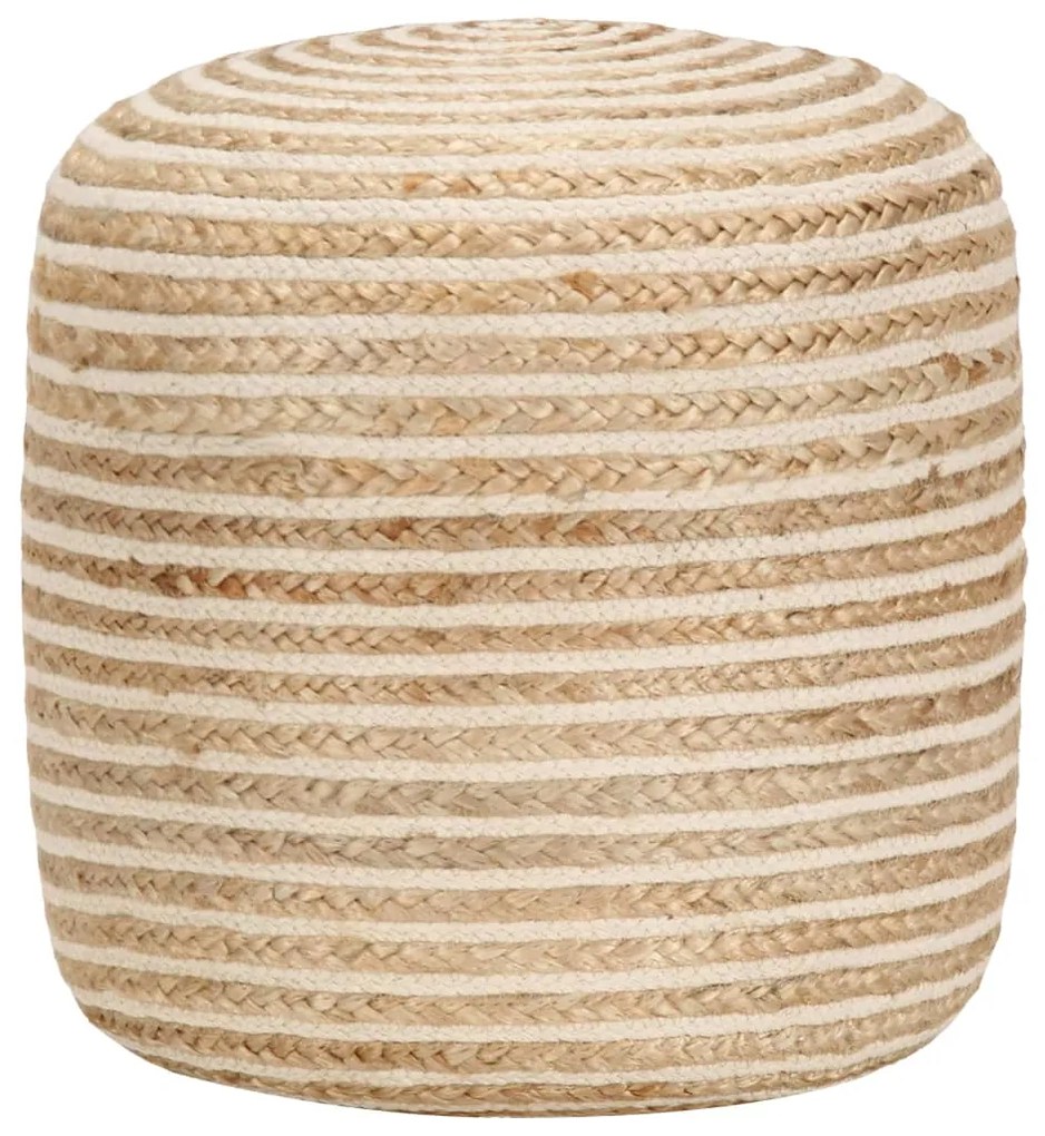248074 vidaXL Pufe artesanal 40x45 cm juta