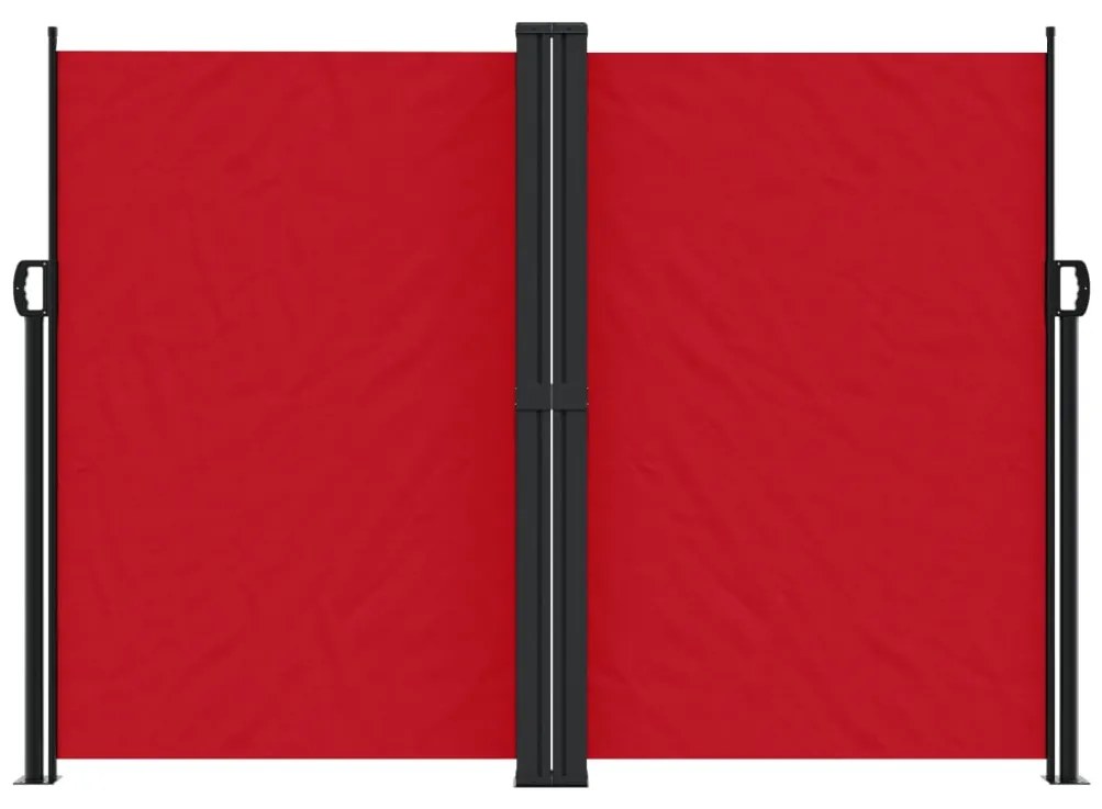 Toldo lateral retrátil 180x1200 cm vermelho