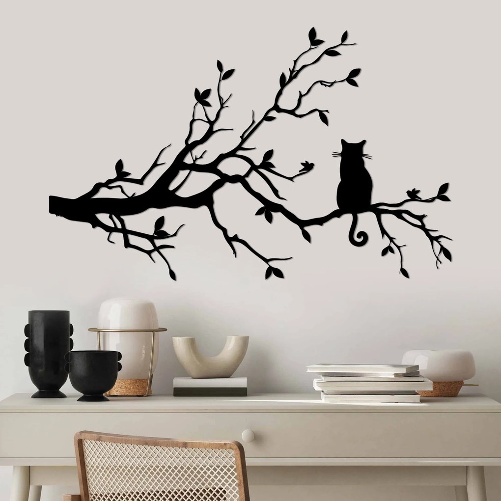 Acessório de Parede Decorativo Model-974 – Preto – 80 x 50 cm