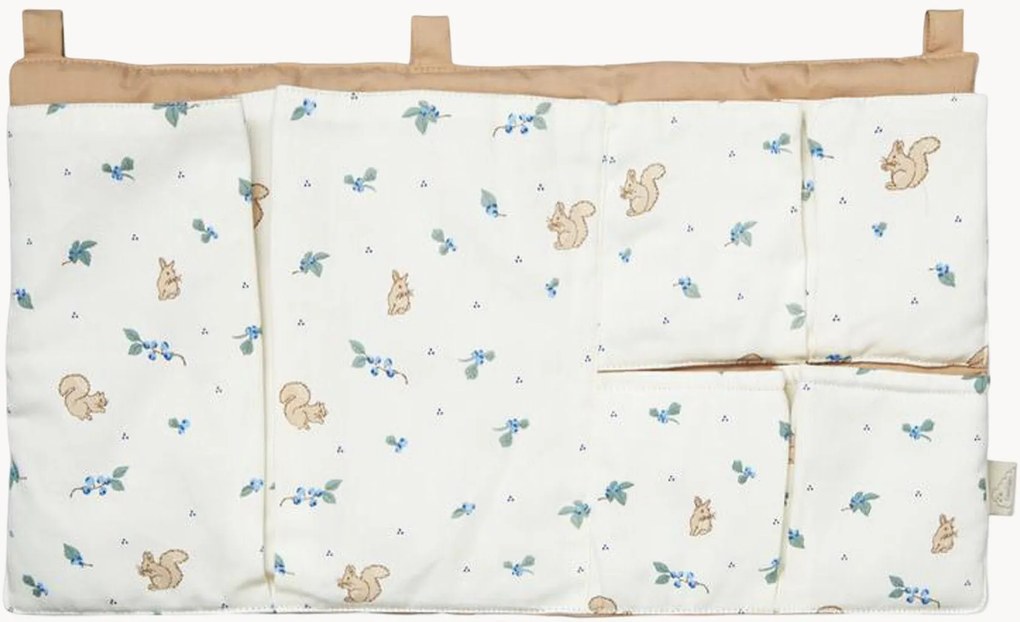 Bolsa de cama infantil em algodão Blueberries