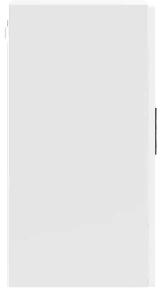 Armário de parede de cozinha com porta de vidro Porto branco