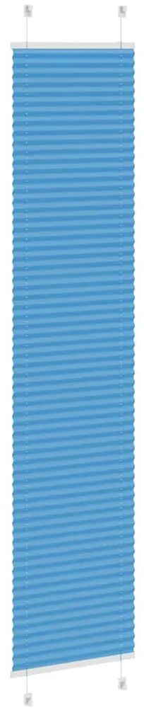 Plissado Cego Azul 50x200 cm Largura Tecido 49,4 cm Poliéster