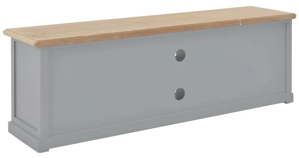 Móvel de TV 120x30x40 cm madeira cinzento
