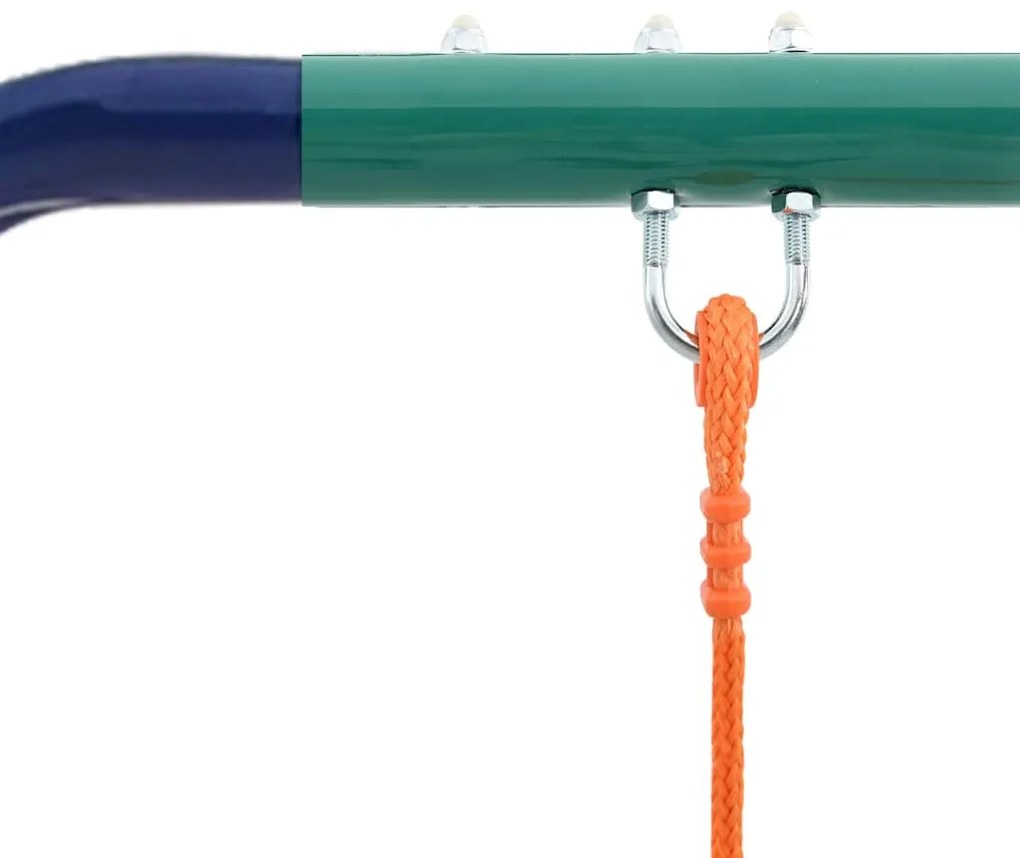 Conjunto de baloiços com 2 lugares aço
