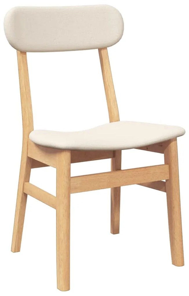 Cadeiras de jantar com almofadões 2 pcs madeira maciça