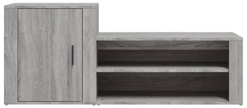 Sapateira 130x35x54 cm derivados de madeira cinzento sonoma