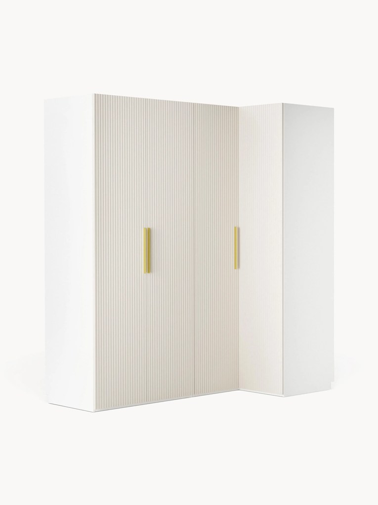 Roupeiro de canto modular Simone, L 215 cm, vários tamanhos