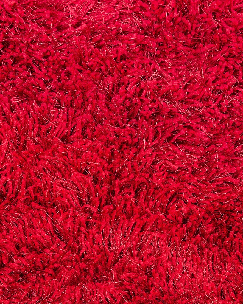 Tapete vermelho 140 x 200 cm CIDE Beliani