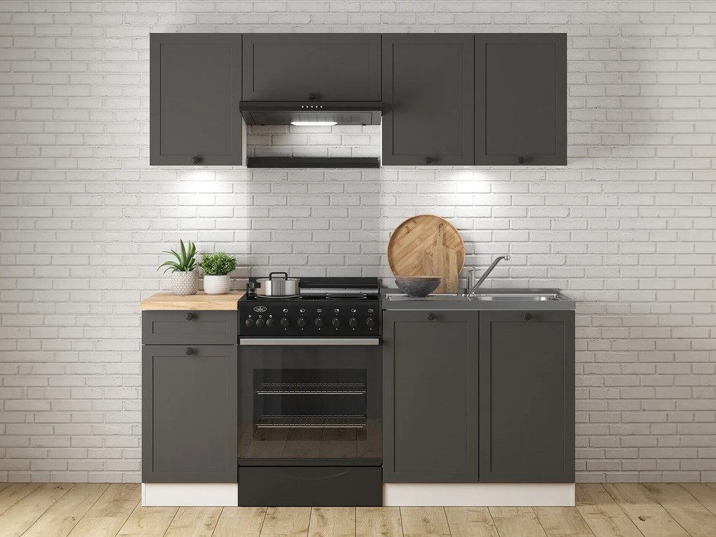 Conjunto de cozinha modular Classic Grey 118