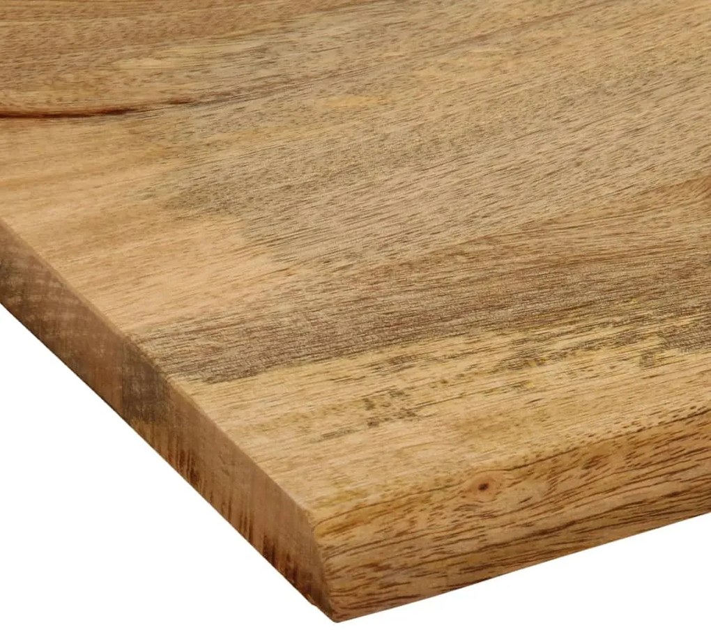 Tampo de mesa c/ borda viva 90x80x2,5 cm mangueira maciça