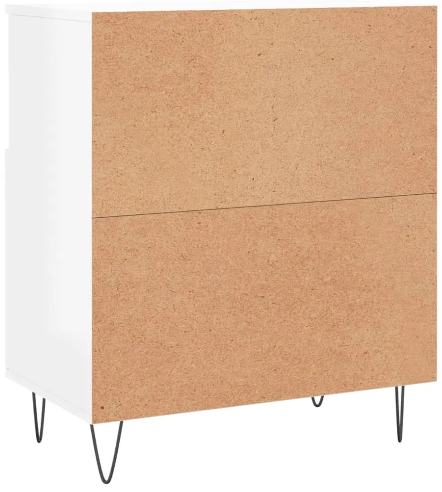 Aparadores 3 pcs derivados de madeira branco brilhante